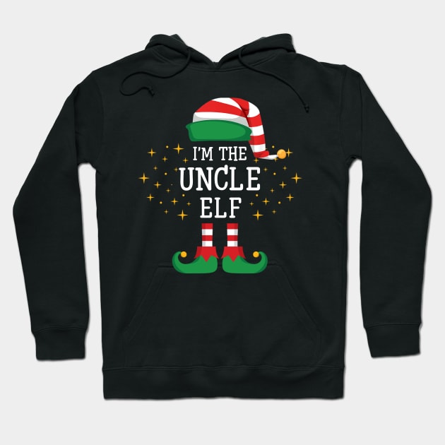 I'm The Uncle Elf Matching Family Christmas Pajama Hoodie by Damsin